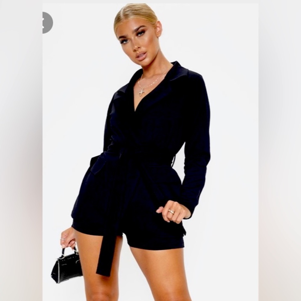 PLT- Black Blazer and Black Short Set Size 10